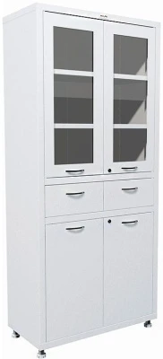 Шкаф медицинский металлический Hilfe МД 2 1780 R-1